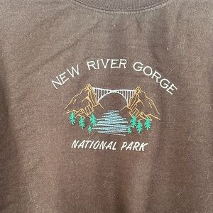 New River Gorge National Park Graphic Tee - Brown